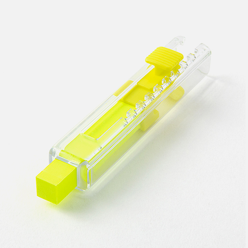 MIDORI Decoration Crayon Neon Yellow