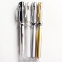 UNI Signo Broad Roller Pen Silver