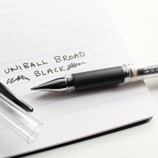 UNI Signo Broad Roller Pen Black