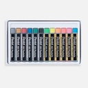 PENTEL Arts Oil Pastel Metallic & Fluorescent Set x 12