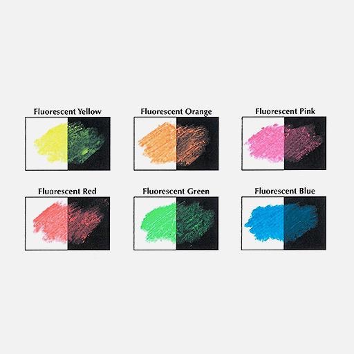 PENTEL Arts Oil Pastel Fluorescent Set x 6