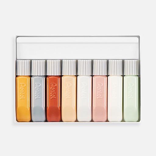 PENTEL Fabric Fun Paint Sparking Set x 8