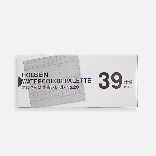 HOLBEIN 39-Well Aluminium Palette