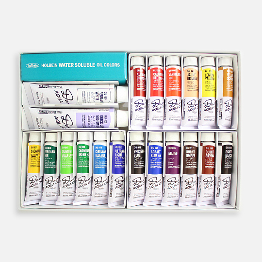 HOLBEIN Duo Water-Mixable Oil 20ml Set x 20