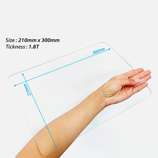 MUNGYO Pure Glass Palette 1.8mm x 21cm x 30cm