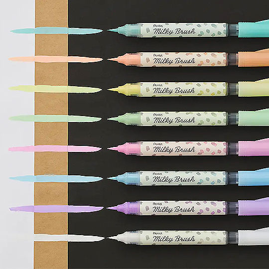 PENTEL Arts Milky Brush White