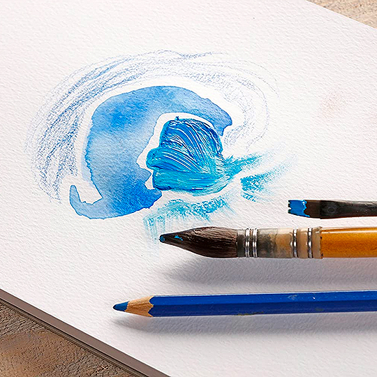 CLAIREFONTAINE Paint On Grain Ivory Mix Media Paper 250gsm 50cm x 65cm x 10