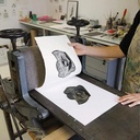 CLAIREFONTAINE Simili Japon White Printmaking Paper 250gsm 24cm x 32cm x 25