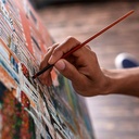 CLAIREFONTAINE 100% Cotton Canvas Pad 345gsm 24cm x 30cm x 10