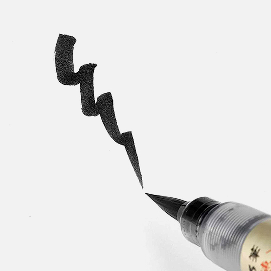 PENTEL Standard Tsumi Brush Pen Black