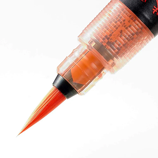 PENTEL Sumi Vermilion Brush Pen Medium