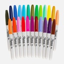 SHARPIE Permanent Fine Marker Basic Set x 24