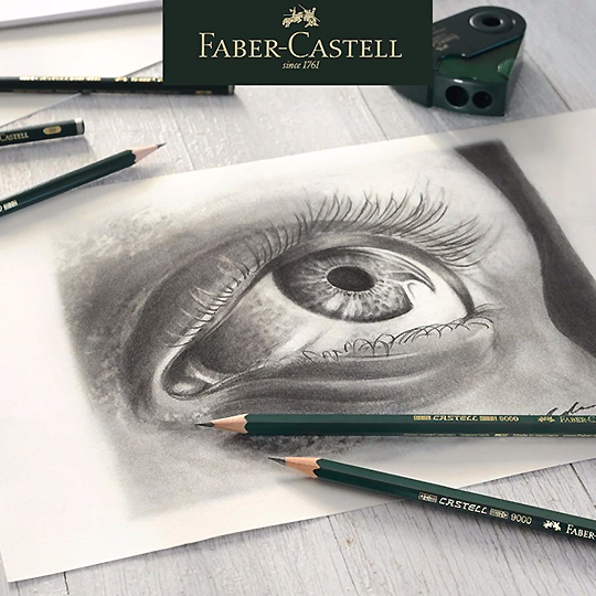 FABER-CASTELL 9000 Graphite Pencil Set x 6