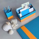 RHODIA Leather Letter Holder Black