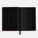 RHODIA Creation Black Maya Dot Goal Book 120gsm A5 x 80 Nacarat