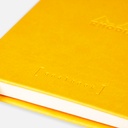 RHODIA White Paper Hardcover Dot Goal Book 90gsm A5 x 120 Daffodil Yellow