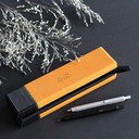 RHODIA Leather Pen Box Aqua
