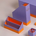 RHODIA Leather Letter Holder Turquoise