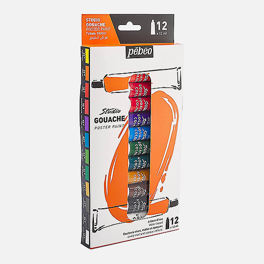 PEBEO Studio Gouache 12ml Set x 12