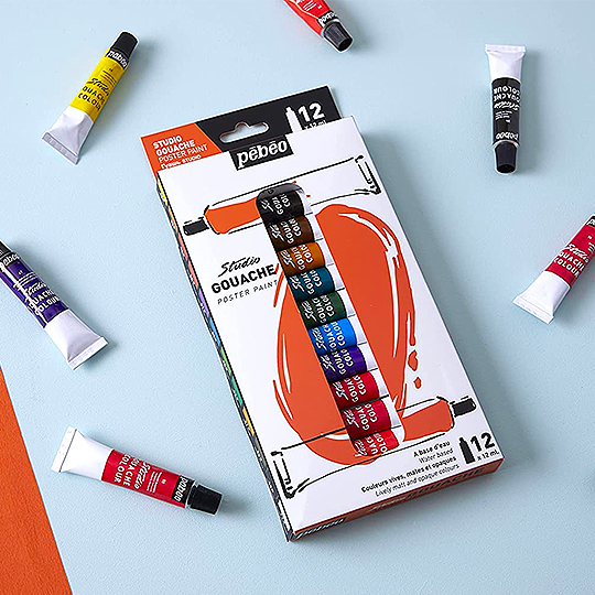 PEBEO Studio Gouache 12ml Set x 12