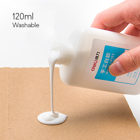 DELI White Latex Glue 120ml