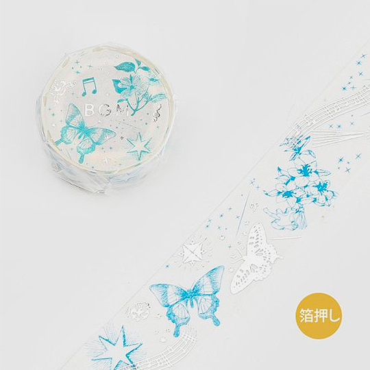 BGM Washi Tape 20mm Music Notes