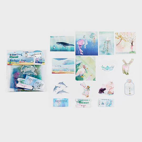 BGM Travel Diary Deco Sticker Phantom Journey Senkyo