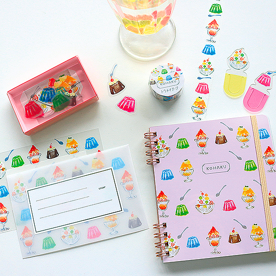 KOHAKU Clear Flake Seal Sticker x 25 Sweets