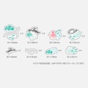 KOHAKU Clear Flake Seal Sticker x 25 Polar