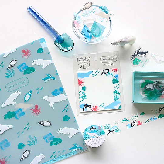 KOHAKU Clear Flake Seal Sticker x 25 Polar