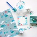 KOHAKU Clear Flake Seal Sticker x 25 Polar