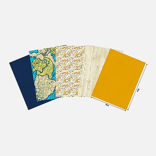 DECOPATCH Decoupage Paper 30cm x 40cm x 5 Collection 15