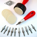 ESSDEE 3-In-1 Lino Cutter & Stamp Carving Set x 15