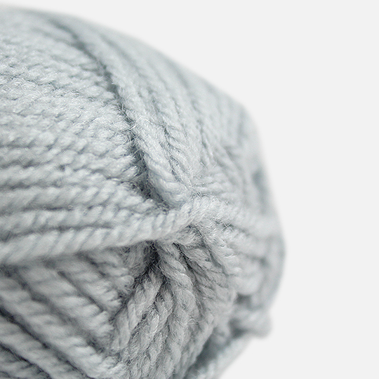 KING COLE Dolly Mix Acrylic Yarn 25g Silver