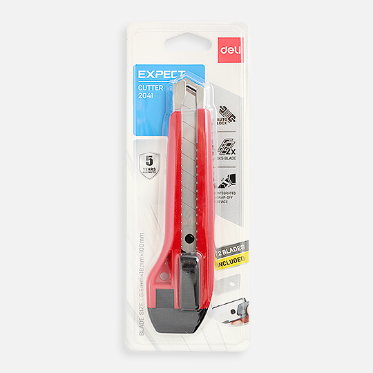 DELI Expect Auto Lock 18mm Blade Cutter