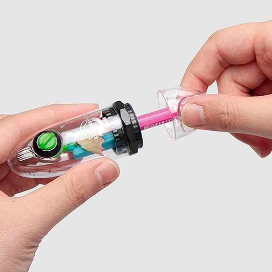 SONIC Ratchetta Capsule pencil sharpener Blue