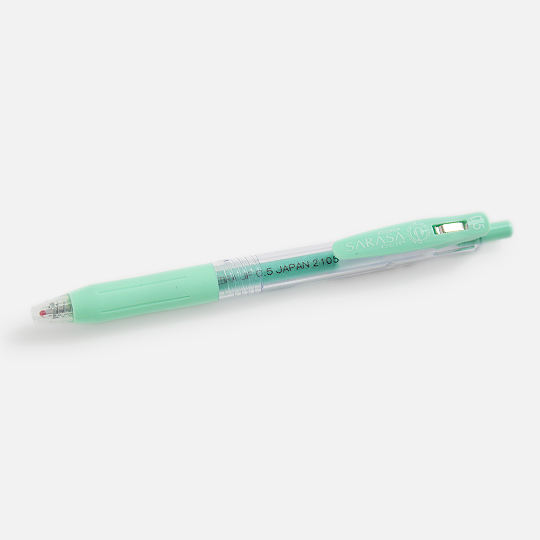 ZEBRA Sarasa Clip Roller Pen 0.5mm Milk Green