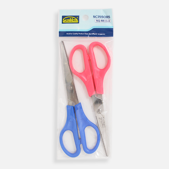 SUREMARK Stainless Steel Scissors 165mm x 2