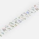 BGM Clear Washi Tape 30mm Flourish Pattern