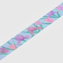 BGM Clear Washi Tape 30mm Iris Flower