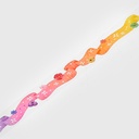 BGM Clear Washi Tape 20mm Rainbow Lace