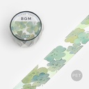 BGM Clear Washi Tape 20mm Four-Leaf Clover