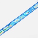 BGM Clear Washi Tape 30mm Blue Flim