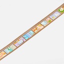 BGM Clear Washi Tape 30mm Walnut Flim