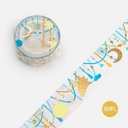 BGM Washi Tape 20mm Decoration Star & Moon