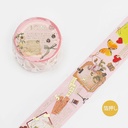 BGM Clear Washi Tape 30mm Special Poem Craft