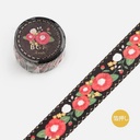BGM Clear Washi Tape 20mm Special Ribbon Camellia