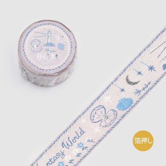BGM Clear Washi Tape 20mm Special Ribbon Fantasy World