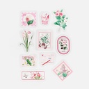 BGM Deco Sticker Decoration Post Office Garden Pink