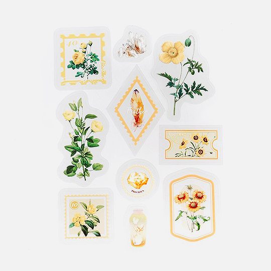 BGM Deco Sticker Decoration Post Office Garden Yellow